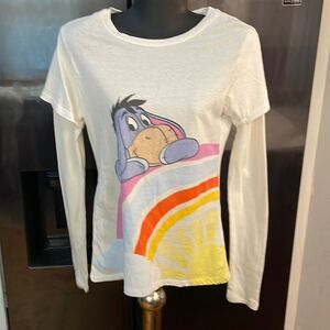 Vintage-1968-Medium Wonderful World of Disney long thermal sleeve “Eeyore” shirt